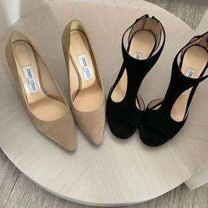 Jimmy Choo suede heels
